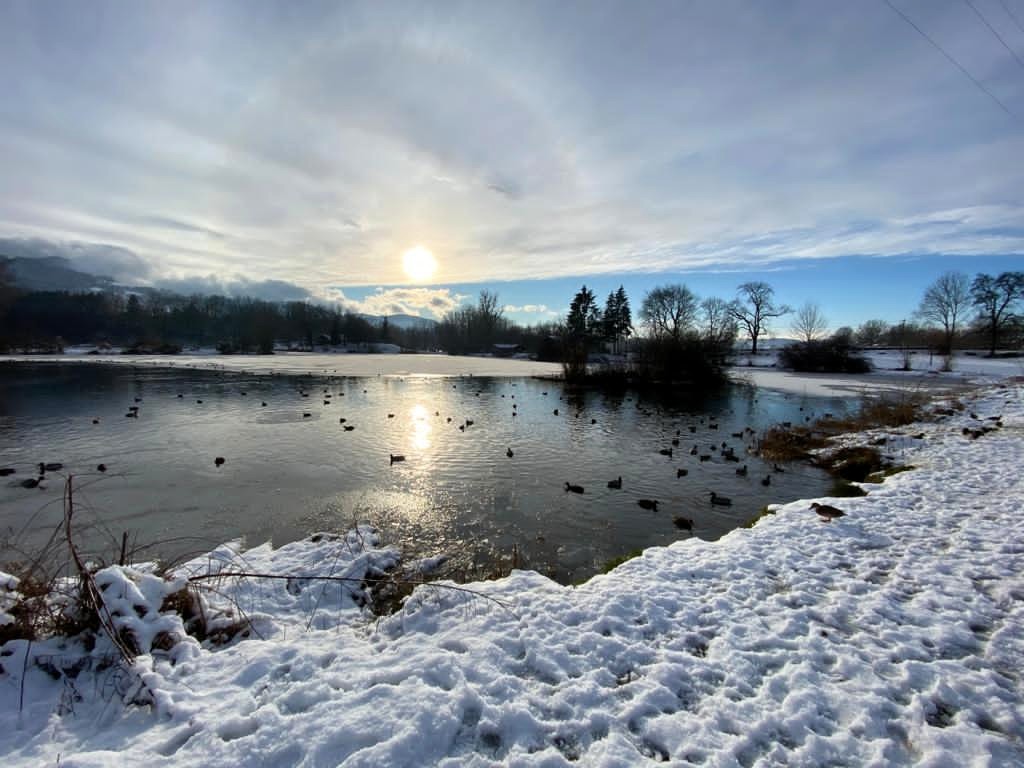Ski dans les Aravis en hiver